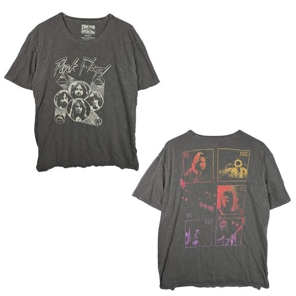 Pink Floyd x Lucky Tee T-Shirt Dark Side of the Moon Retro Double Sided Mens XXL - Picture 1 of 7
